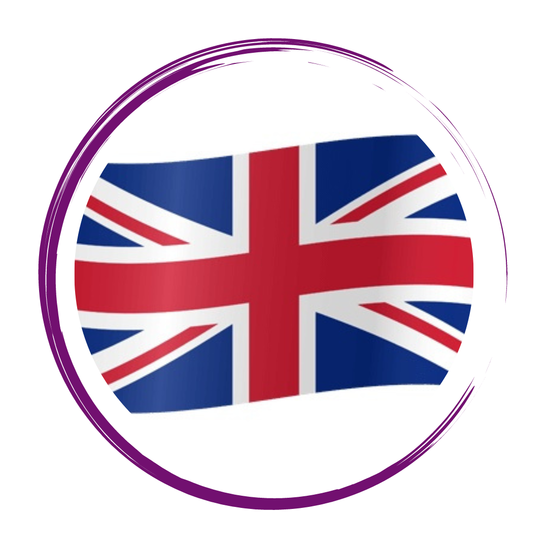 Round England Flag