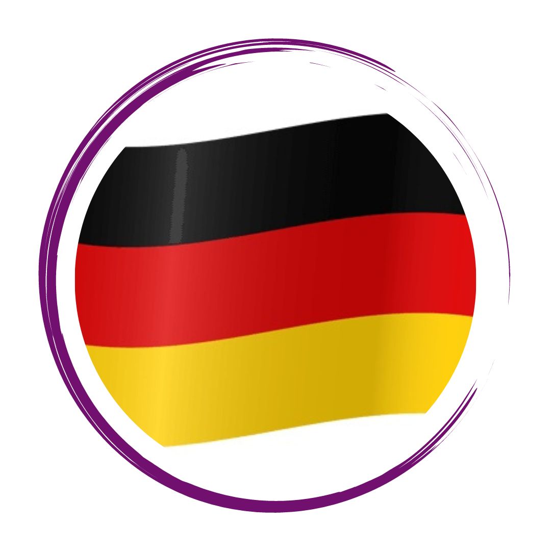 Round German Flag