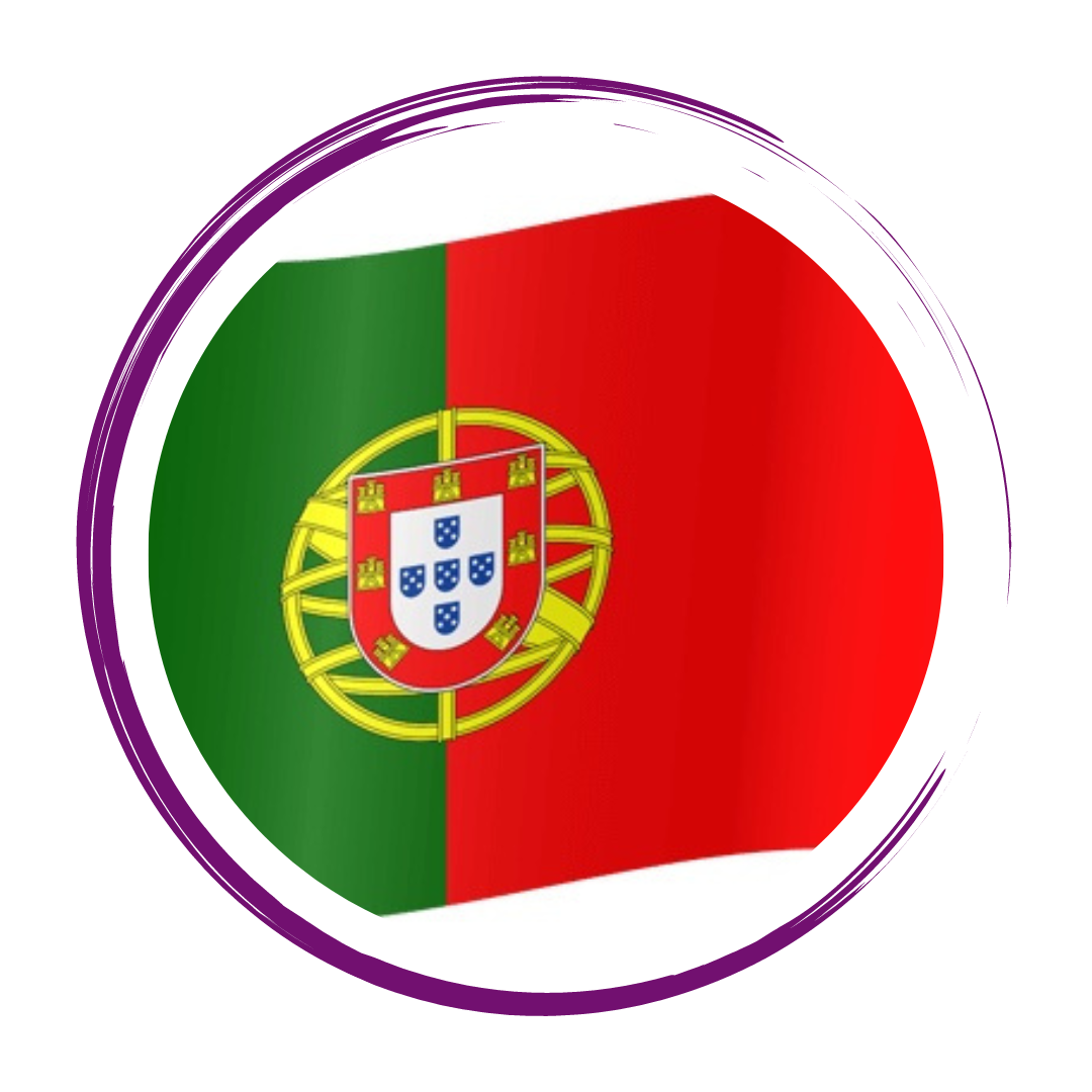 Round Portuguese Flag