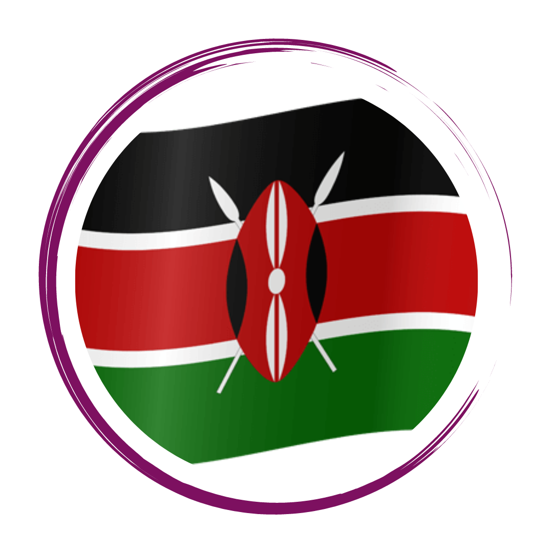 Round Swahili Flag